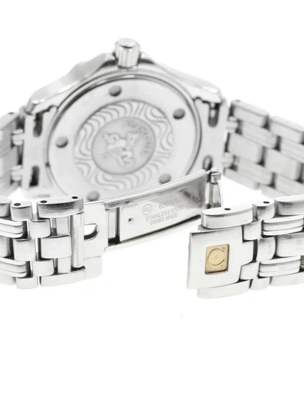 OMEGA Seamaster300 2583.80 Date Navy Dial Quartz Ladies Watch_965205